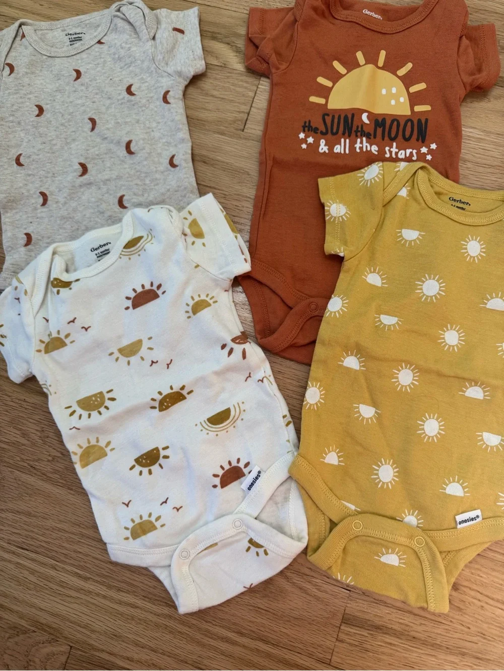Gerber 0-3 Onesies